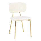 Juego de 2 sillas Bouton Contemporary Glam - LumiSource