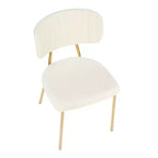 Juego de 2 sillas Bouton Contemporary Glam - LumiSource