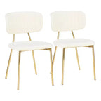 Juego de 2 sillas Bouton Contemporary Glam - LumiSource