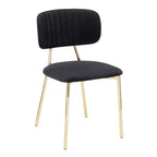 Juego de 2 sillas Bouton Contemporary Glam - LumiSource