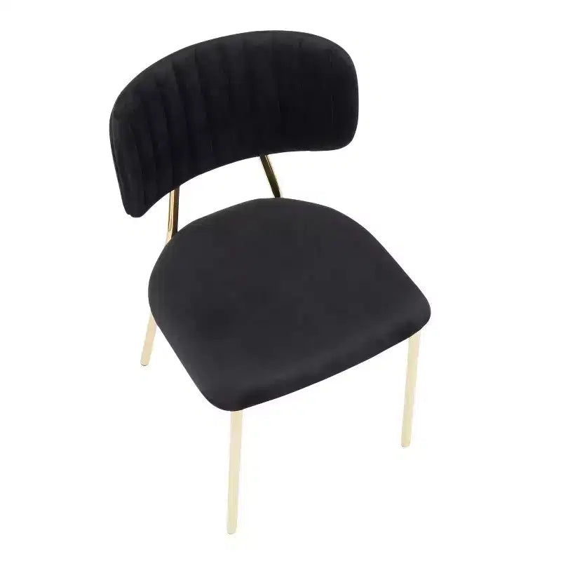 Juego de 2 sillas Bouton Contemporary Glam - LumiSource