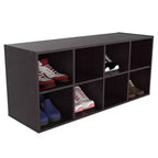ClosetMaid 5081 Elegante estación de almacenamiento para organizar zapatos para hasta 16 pares de zapatos en Espresso con herrajes