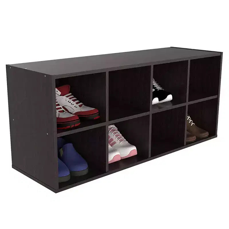 ClosetMaid 5081 Elegante estación de almacenamiento para organizar zapatos para hasta 16 pares de zapatos en Espresso con herrajes