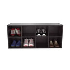ClosetMaid 5081 Elegante estación de almacenamiento para organizar zapatos para hasta 16 pares de zapatos en Espresso con herrajes