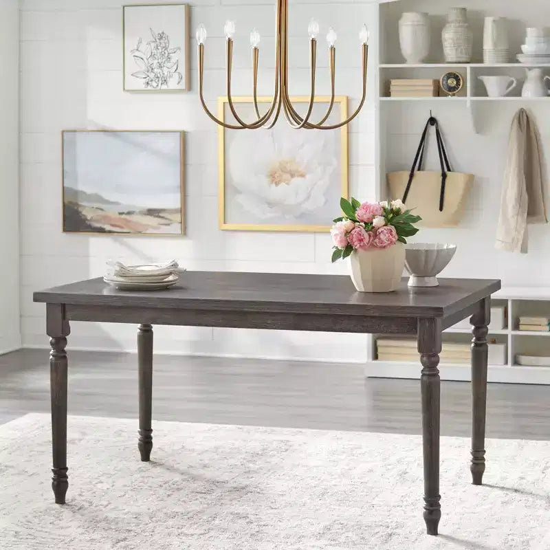 Juego de comedor Burntwood de 6 piezas con banco - Buylateral