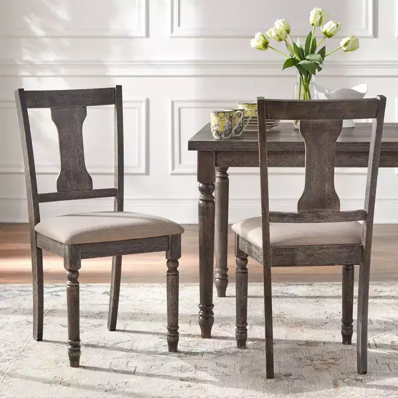 Juego de comedor Burntwood de 6 piezas con banco - Buylateral