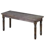 Juego de comedor Burntwood de 6 piezas con banco - Buylateral