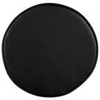 Taburete de doctor ajustable negro Flash Furniture con ruedas y asiento ergonómico moldeado