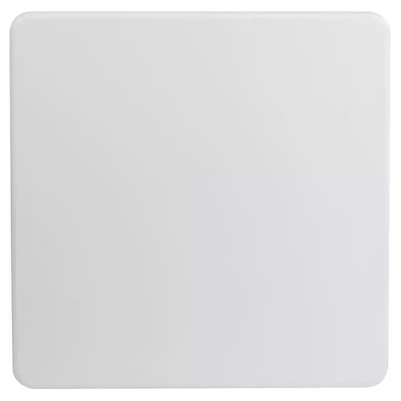 Mesa plegable de plástico blanca de granito cuadrado de 34.25 de Emma y Oliver - Mesa plegable para eventos