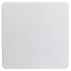 Mesa plegable de plástico blanca de granito cuadrado de 34.25 de Emma y Oliver - Mesa plegable para eventos