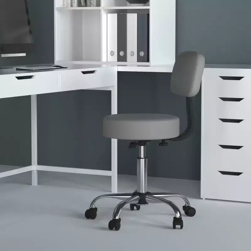 Taburete Médico con Respaldo Acolchado - Boss Office Products