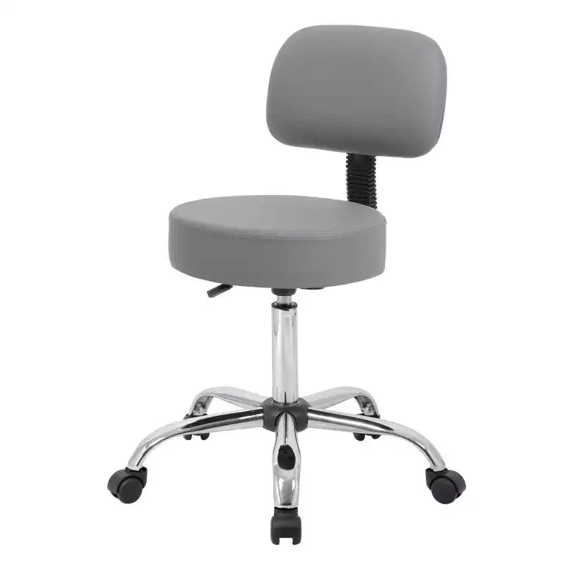 Taburete Médico con Respaldo Acolchado - Boss Office Products