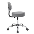 Taburete Médico con Respaldo Acolchado - Boss Office Products