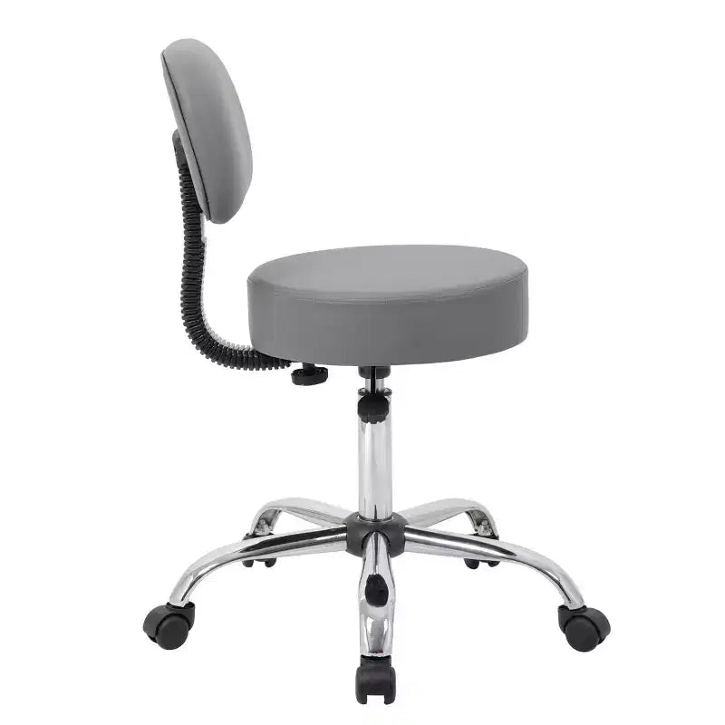 Taburete Médico con Respaldo Acolchado - Boss Office Products