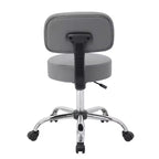 Taburete Médico con Respaldo Acolchado - Boss Office Products