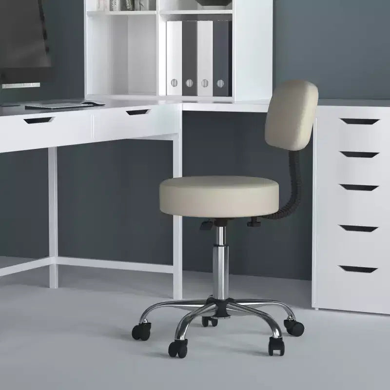 Taburete Médico con Respaldo Acolchado - Boss Office Products