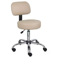 Taburete Médico con Respaldo Acolchado - Boss Office Products
