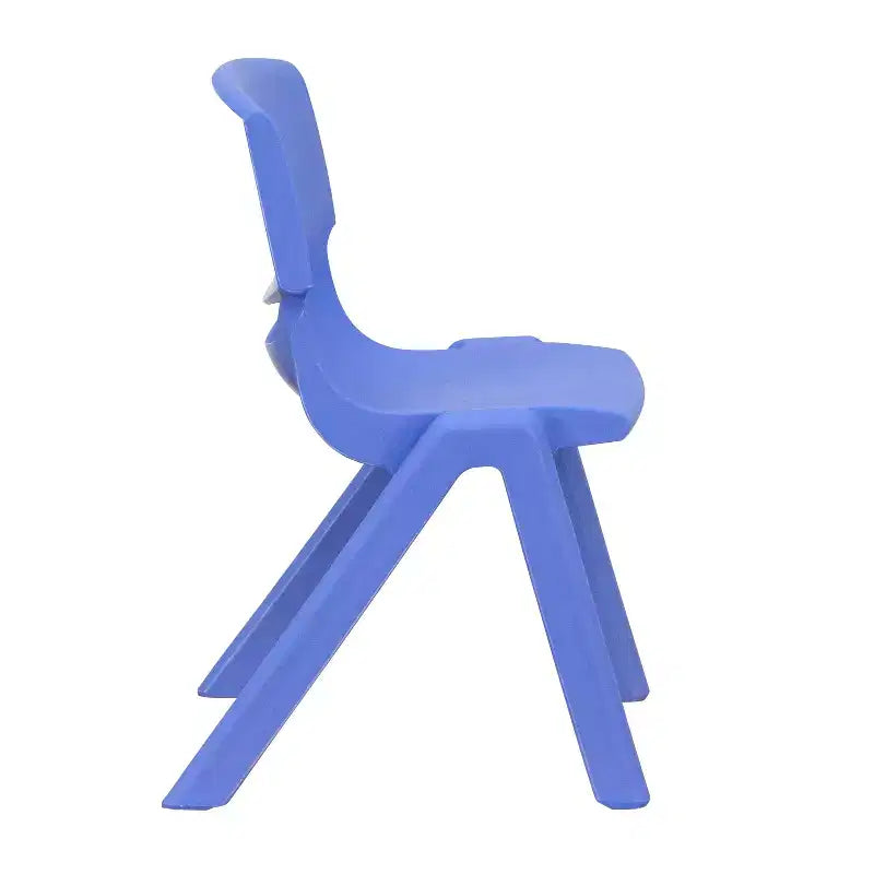 Silla escolar apilable de plástico Emma and Oliver, paquete de 2, con asiento de 30,5 cm, asientos preescolares