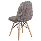 Sillón decorativo de pelo largo Shaggy de Emma y Oliver
