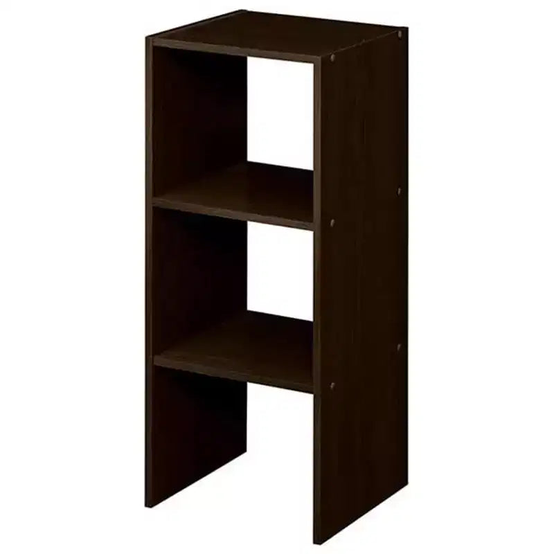 ClosetMaid 895600 Organizador Decorativo Apilable de 2 Cubos para el Hogar de 31 Pulgadas, Espresso (Paquete de 2)