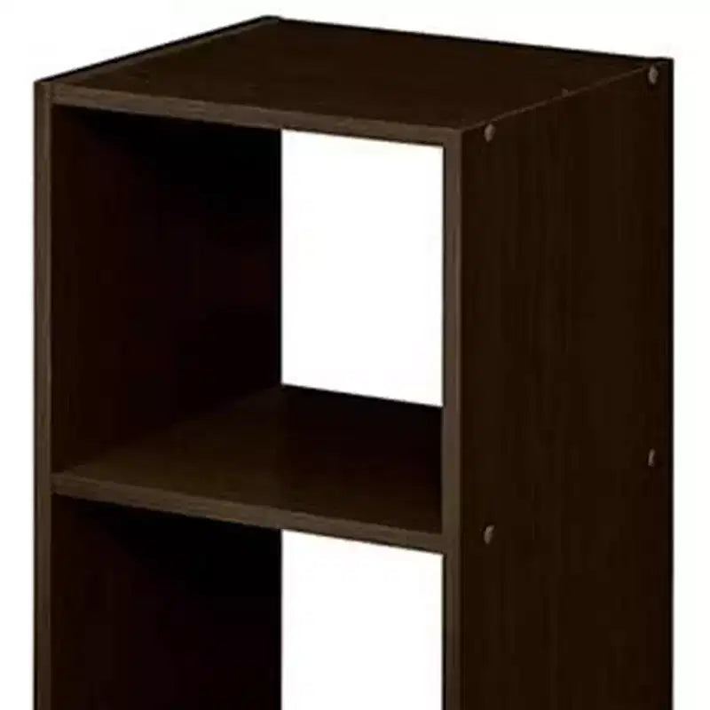 ClosetMaid 895600 Organizador Decorativo Apilable de 2 Cubos para el Hogar de 31 Pulgadas, Espresso (Paquete de 2)