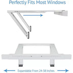 Soporte de Ventana para Aire Acondicionado Ivation, Soporte Universal para Ventanas de Aire Acondicionado con Capacidad de Hasta 200 lb