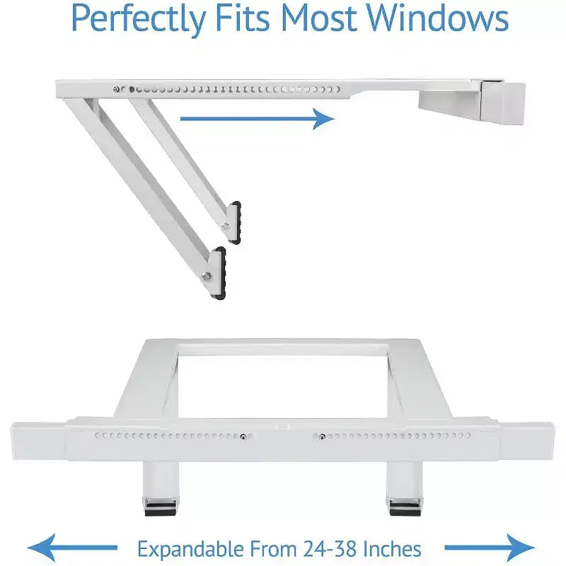 Soporte de Ventana para Aire Acondicionado Ivation, Soporte Universal para Ventanas de Aire Acondicionado con Capacidad de Hasta 200 lb