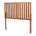 Oren Modern and Wood Headboard Walnut - Baxton Studio