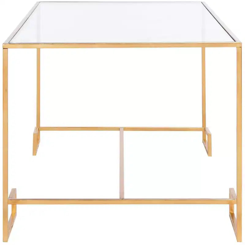 Mesa de centro Burton - FOX2582A - Dorado/Transparente - Safavieh Couture