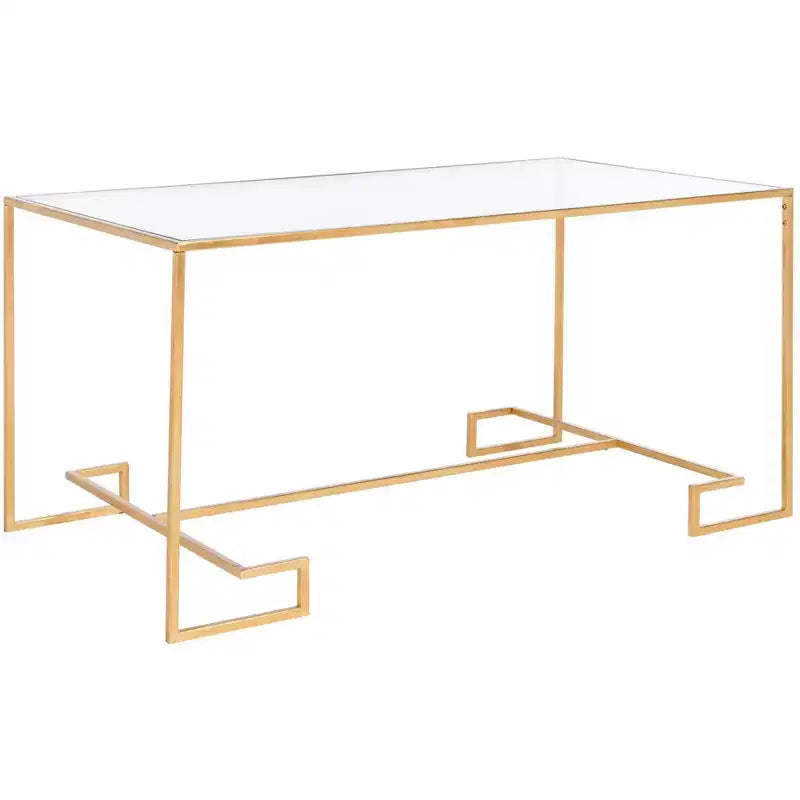Mesa de centro Burton - FOX2582A - Dorado/Transparente - Safavieh Couture