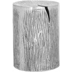 Forrest Metal Table Stool - FOX5517A - Silver - Safavieh Couture