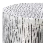 Taburete Forrest de metal - FOX5517A - Plateado - Safavieh Couture