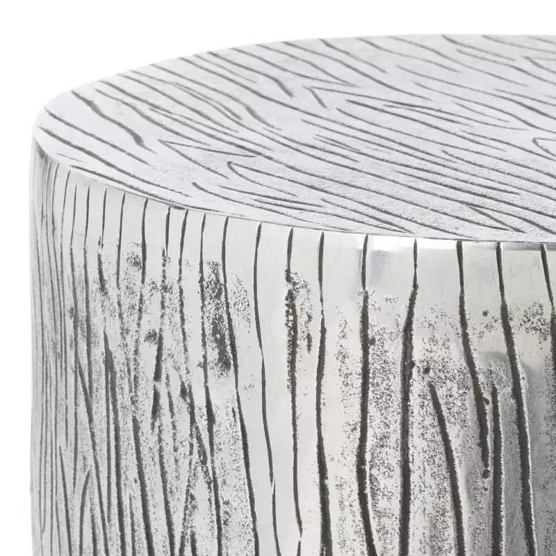 Taburete Forrest de metal - FOX5517A - Plateado - Safavieh Couture