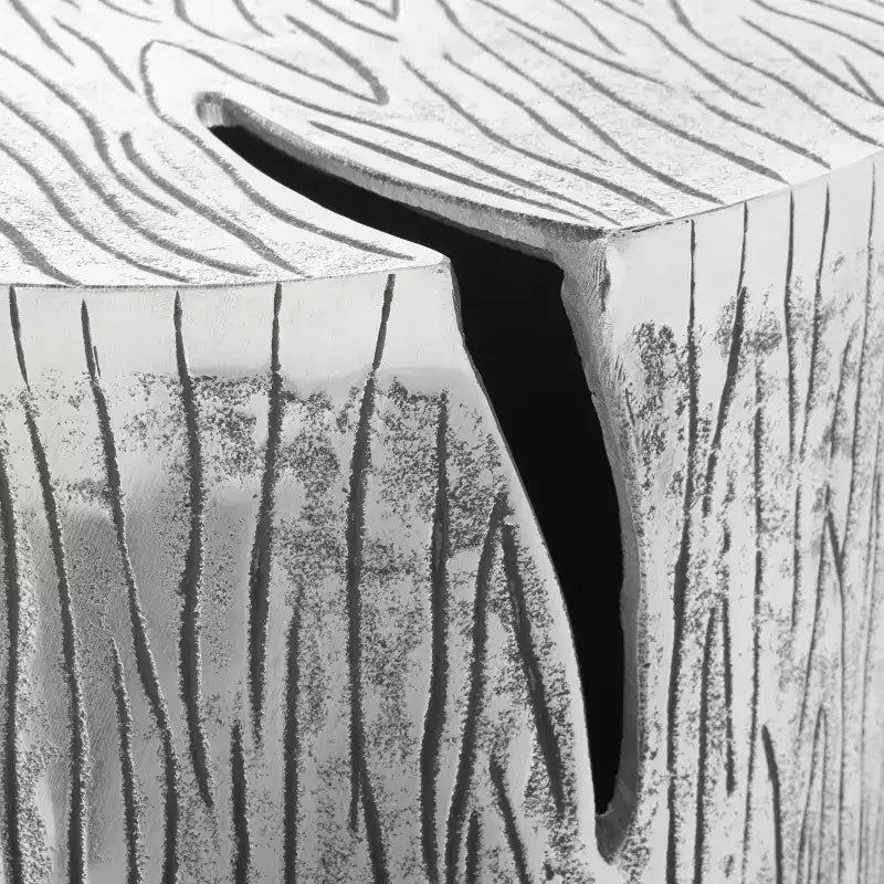 Taburete Forrest de metal - FOX5517A - Plateado - Safavieh Couture