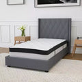 Merrick Lane Hulen 12 Inch Hybrid Pocket Spring & CertiPUR-US Certified Memory Foam Mattress