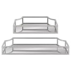 Juego de 2 estantes de pared de metal Ciel - Kate & Laurel All Things Decor