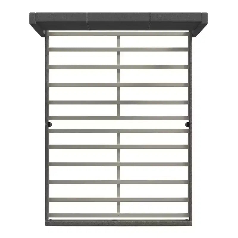 Glenwillow Home Pax - Estructura de cama tapizada tipo plataforma, elegante cabecera tipo ala, base para colchón, no necesita somier, fácil montaje