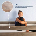 Cama alta doble Max & Lily, cama alta de madera maciza con escritorio y estantes de almacenamiento para niños