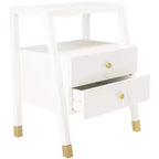 Mesa auxiliar Cove de 2 cajones y 1 estante - ACC6602 - Safavieh