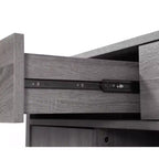 FC Design Aparador con Alacena de Almacenamiento de 47W, Armario Auxiliar para Comedor, Mesa Buffet con Dos Alacenas y Cajones