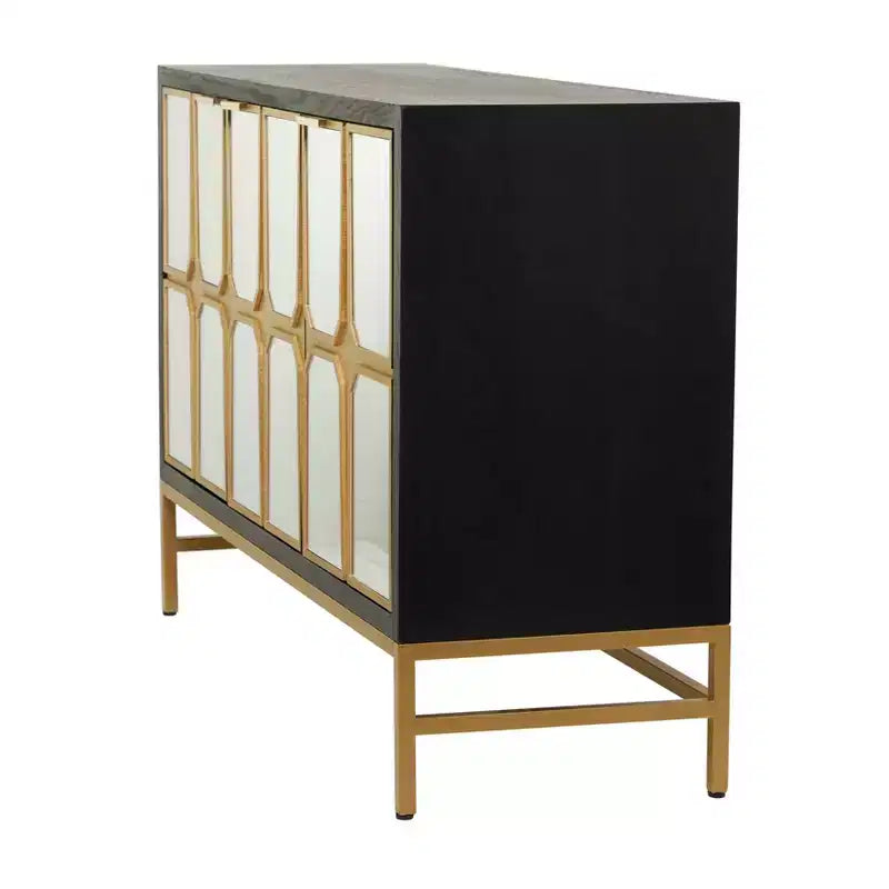 Gabinete Glam de Madera con Espejo - Olivia & May