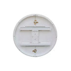 Mesa de comedor de pedestal Kent Round Top de 36 pulgadas con 12 hojas - International Concepts