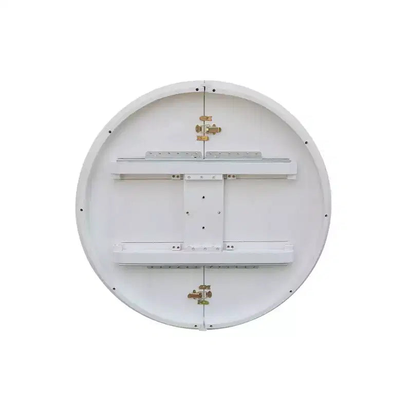 Mesa de comedor de pedestal Kent Round Top de 36 pulgadas con 12 hojas - International Concepts
