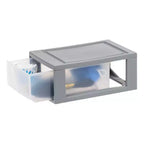 Cajonera organizadora apilable compacta IRIS con puertas transparentes