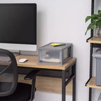 Cajonera organizadora apilable compacta IRIS con puertas transparentes