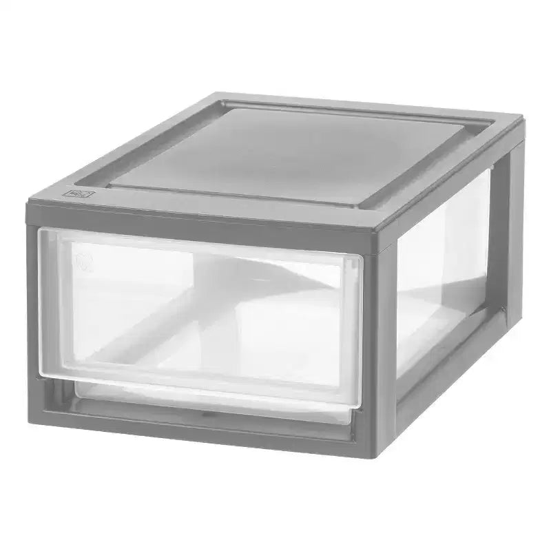 Cajonera organizadora apilable compacta IRIS con puertas transparentes