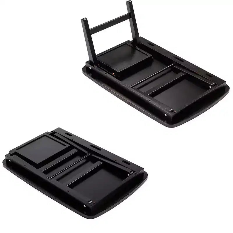 Escritorio portátil BirdRock Home para sentarse o pararse con cajón de almacenamiento y ranura para dispositivos multimedia - Espresso