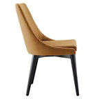 Silla de comedor Viscount de terciopelo de alto rendimiento - Modway