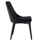 Silla de comedor Viscount de terciopelo de alto rendimiento - Modway