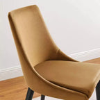Silla de comedor Viscount de terciopelo de alto rendimiento - Modway